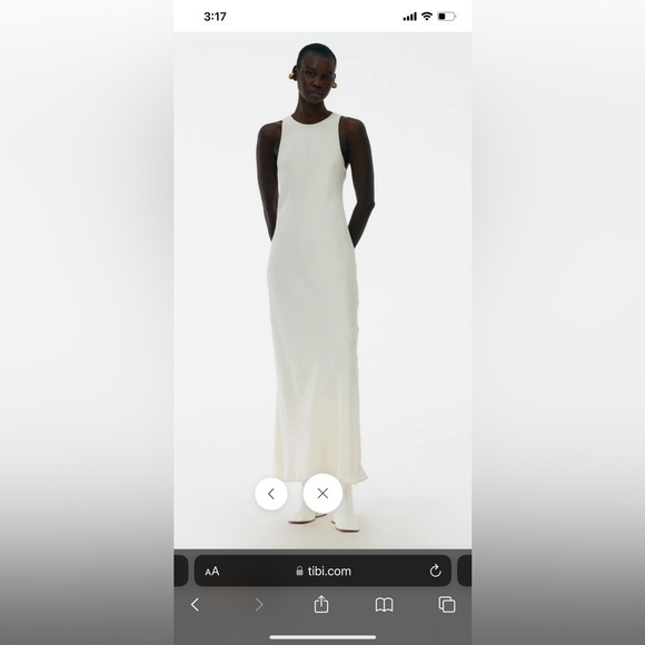 Tibi 4-ply Silk Bias Dress - Picture 4 of 6